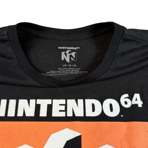 Nintendo 64 Graphic Tee Thrifted Vintage Style Size Large - Picture 2 of 3